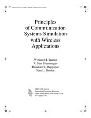 Tapa de Principles of communication systems simulation with wireless applications