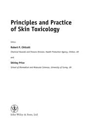 Tapa de Principles and practice of skin toxicology