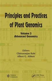 Tapa de Principles and practices of plant genomics