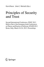 Tapa de Principles of Security and Trust