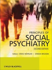 Tapa de Principles of social psychiatry
