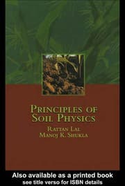 Tapa de Principles of soil physics
