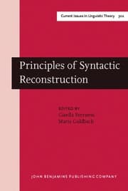 Tapa de Principles of syntactic reconstruction
