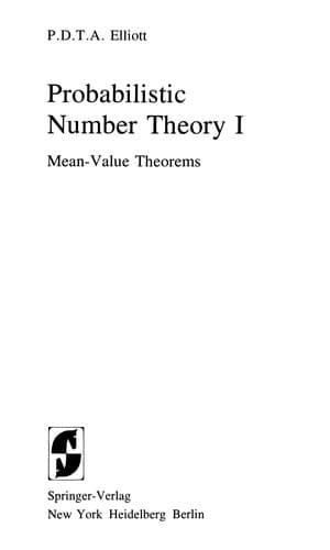 Tapa de Probabilistic number theory
