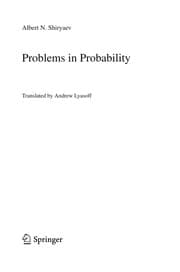 Tapa de Problems in Probability