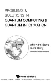 Tapa de Problems And Solutions In Quantum Computing And Quantum Information