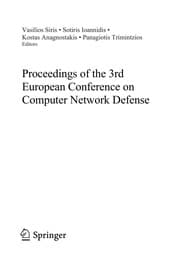 Tapa de Proceedings of the 3rd European Conference on Computer Network Defense