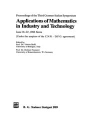 Tapa de Proceedings of the Third German-Italian Symposium Applications of Mathematics in Industry and Technology