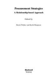 Tapa de Procurement Strategies