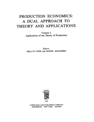 Tapa de PRODUCTION ECONOMICS