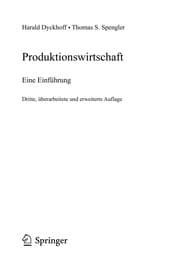 Tapa de Produktionswirtschaft