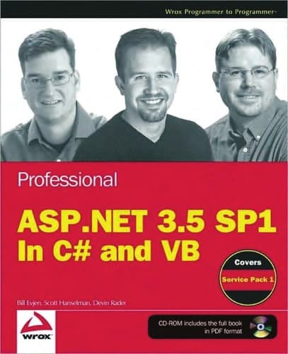 Tapa de Professional ASP.NET 3.5 SP1 edition