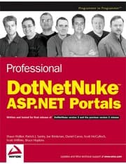 Tapa de Professional DotNetNuke ASP.Net portals