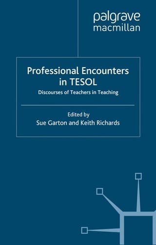 Tapa de Professional encounters in TESOL