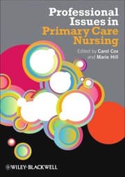 Tapa de Professional issues in primary care nursing