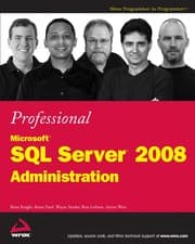 Tapa de Microsoft SQL server 2008 administration