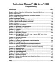 Tapa de Professional Microsoft SQL server 2008 programming