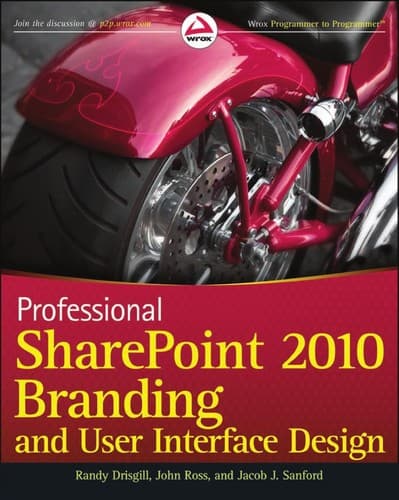 Tapa de Professional SharePoint 2010 branding and user interface design