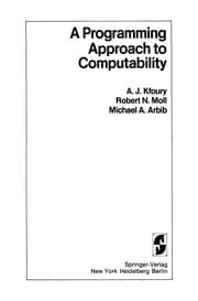 Tapa de A Programming Approach to Computability