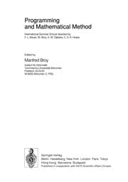 Tapa de Programming and Mathematical Method