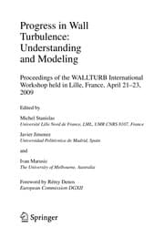 Tapa de Progress in Wall Turbulence: Understanding and Modeling