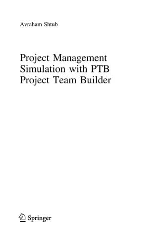 Tapa de Project Management Simulation with PTB Project Team Builder