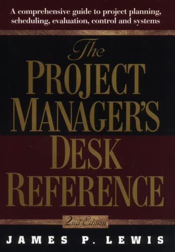 Tapa de The project manager's desk reference