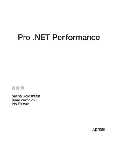 Tapa de Pro .NET Performance