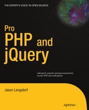 Tapa de Pro PHP and jQuery