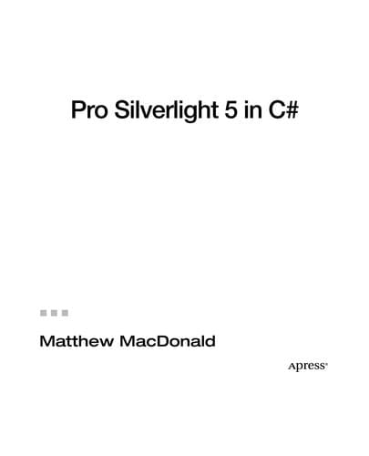 Tapa de Pro Silverlight 5 in C#