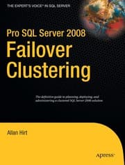 Tapa de Pro SQL server 2008 failover clustering