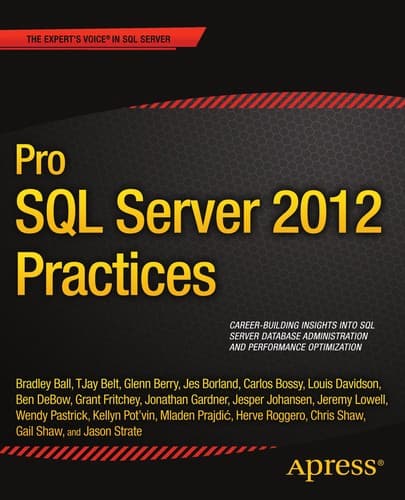 Tapa de Pro SQL Server 2012 Practices