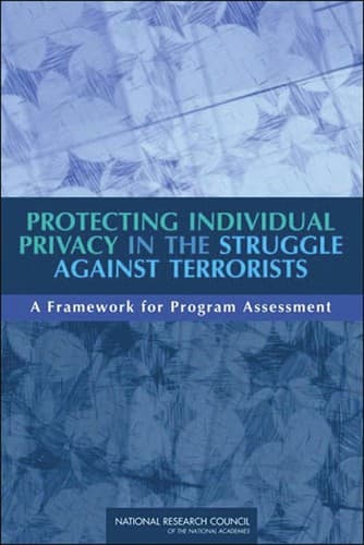 Tapa de Protecting individual privacy in the struggle against terrorists