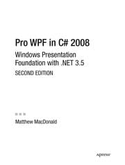 Tapa de Pro WPF in C? 2008