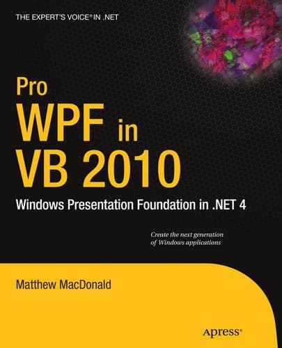 Tapa de Pro WPF in VB 2010