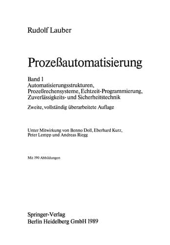 Tapa de Prozeßautomatisierung