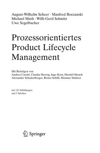 Tapa de Prozessorientiertes Product Lifecycle Management