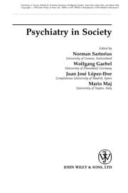 Tapa de Psychiatry in society