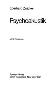Tapa de Psychoakustik