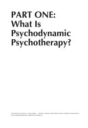 Tapa de Psychodynamic psychotherapy