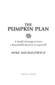 Tapa de The pumpkin plan