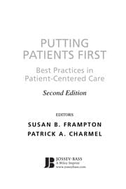 Tapa de Putting patients first
