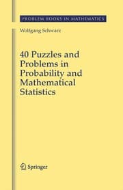 Tapa de 40 puzzles and problems in probability and mathematical statistics