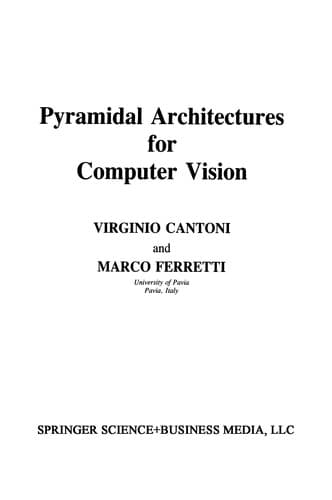 Tapa de Pyramidal Architectures for Computer Vision