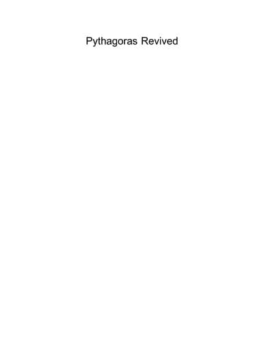 Tapa de Pythagoras revived