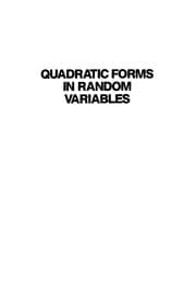 Tapa de Quadratic forms in random variables