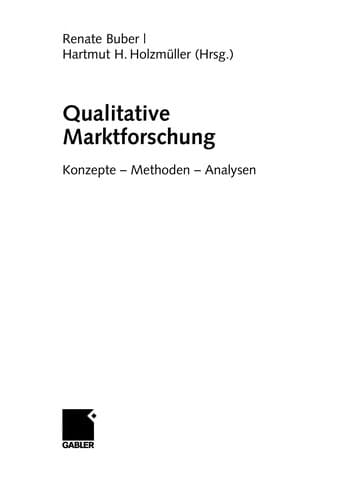 Tapa de Qualitative Marktforschung