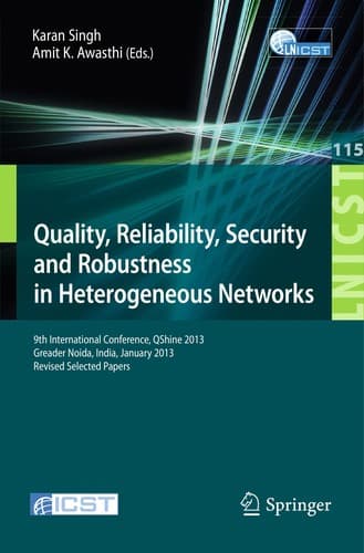Tapa de Quality, Reliability, Security and Robustness in Heterogeneous Networks