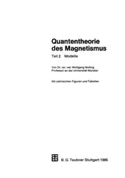 Tapa de Quantentheorie des Magnetismus