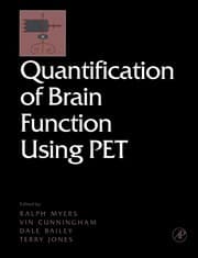 Tapa de Quantification of brain function using PET